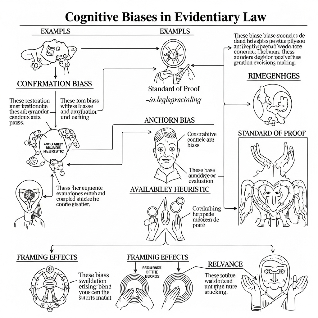 Sesgos Cognitivos en el Derecho Probatorio