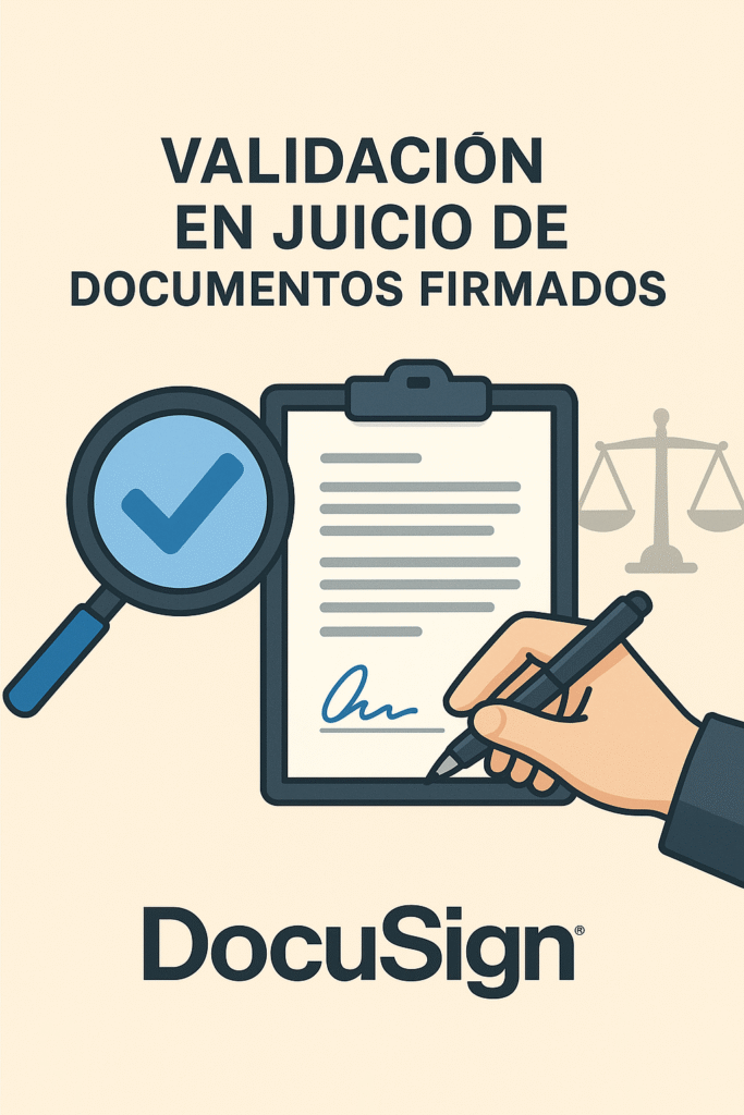 Validación en Juicio de Documentos Firmados con DocuSign