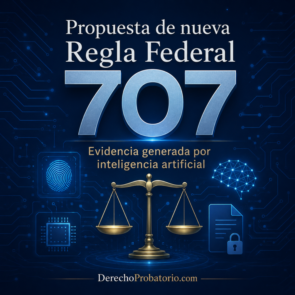 La prueba algorítmica como nuevo desafío del derecho probatorio