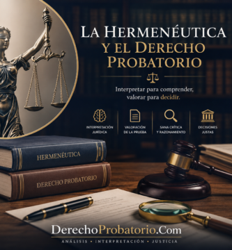 La Hermenéutica y el Derecho Probatorio