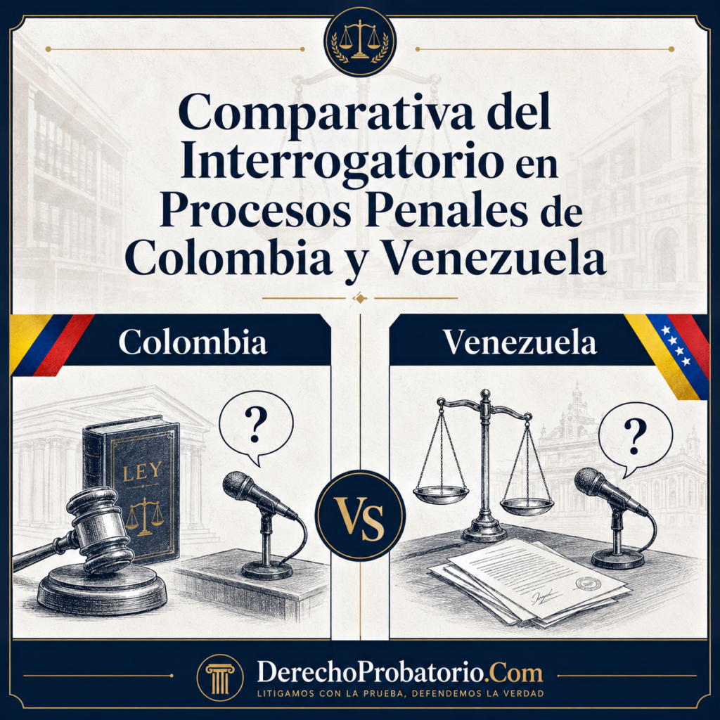 Comparativa del Interrogatorio en Procesos Penales de Colombia y Venezuela